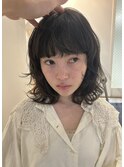 【ゆるっとくせ毛風ニュアンスパーマ】大きめパーマ/ゆるパーマ