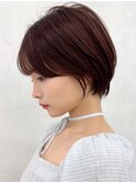 ブルーカラー/ワインレッド/チェリーレッド/フェザーショート
