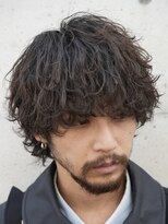 フィフス 原宿(fifth)&nbsp;原宿ツイストスパイラルパーマメンズカットマッシュウルフ30代