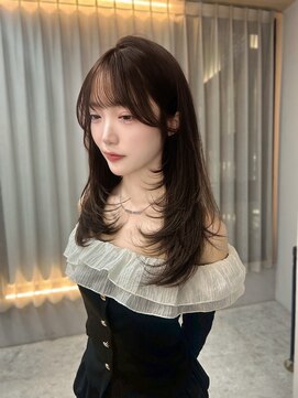 ボタン テンジン(VOTAN tenjin) 【木串楽人】韓国ヘア/ミディアム/ミディアムレイヤー