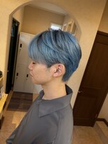 メルク(merc) レイヤー ボブ ショート インナーカラー 韓国