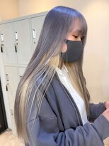フラム 渋谷(flamme)&nbsp;◯【ブリーチ2回～】ブルーシルバー×ブロンド