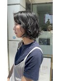 ボブパーマ・レイヤーボブ・黒髪・地毛