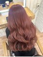 ルーツ(ROOTS)&nbsp;ブリーチなしWカラーでかわいいPINKしちゃいましょ！