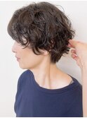 【morio原宿】ショートパーマ くるくるパーマ 外国人風パーマ