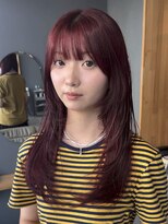 チェリーコーク ウブ(CHERRY COKE ubu)&nbsp;ハイレイヤー×ブリーチなしWカラー×ボルドー