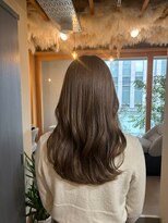 ホロル(horol)&nbsp;艶ブラウンのゆるウェーブロング
