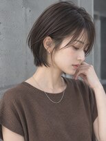ペチカバイエント(petica by emt)&nbsp;黒髪ショートボブ/ナチュラルレイヤー/前髪あり/軽やかショート