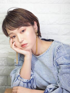 エムスラッシュ アヴェダ 自由が丘(M.SLASH AVEDA) 自由が丘/大人ショート/メッシュ/マッシュウルフ/セシルカット