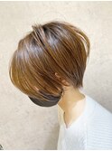 【mag】前髪なし大人クールショート×イルミナカラー【中村】