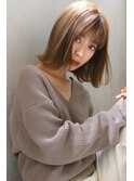【Blanc】Aラインボブ マロンベージュ782