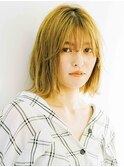 ヘルシー×切りっぱなしボブ