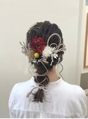 ビタミンカラーマッシュくびれヘアメルティカラー