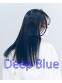深い青髪ディープブルー