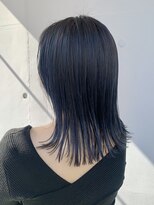 カリーナコークス 原宿 渋谷(Carina COKETH) 暗髪カラー/ブルーブラック/インナーカラー/ダブルカラー
