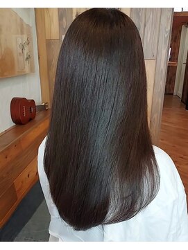 スウェル(SWELL) 艶々ブラウンロング