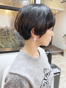 ニット 銀座(knit) 《knit銀座 佐野元気》黒髪20代30代40代ハンサムショート丸み