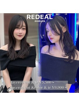レディアル 渋谷(REDEAL) ワンホンヘア/韓国ヘア/前髪[レイヤーカット/渋谷]