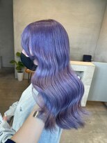 ジーナエス 札幌(Zina S)&nbsp;【Zina S 札幌】黒髪/グレーベージュ/レイヤーロング/前髪パーマ