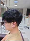 黒髪メガネ男子スタイル