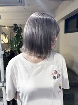 ザ オーダー(THE ORDER)&nbsp;透明感抜群なグレージュカラー(ブリーチ1回)