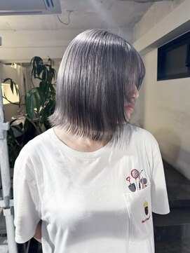 ザ オーダー(THE ORDER) 透明感抜群なグレージュカラー(ブリーチ1回)