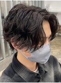 心斎橋ツイストスパイラルパーマ波巻きパーマニュアンスパーマ●