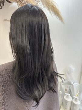 シルエット 美容室 【ブリーチなし】韓国地毛カラー