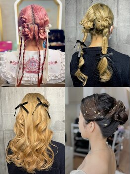 ピュアスタジオ 亀戸(PURE STUDIO)の写真/へアメイクで気分を変える♪洗練された技術と経験で、スピーディに仕上げるためお出かけ前にも嬉しい！