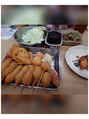 いつカラ イオン高城店 大阪の串カツ美味しかったです!たこ焼きも食べました!