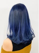 エイト 池袋店(EIGHT ikebukuro) 【EIGHT 池袋】ケアブリーチ×イルミナ×ネイビーブルー