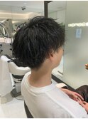刈り上げメンズカットニュアンスパーマ