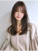 ☆ホワイトグレージュミニウルフデジタルパーマチェリーブラウン