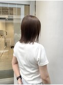 オリーブベージュ/ヘイリーボブ/枚方美容室/大阪美容室