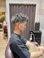 アーチ(ARCH) ホワイトメッシュ×ツイストパーマ【ARCH片山】