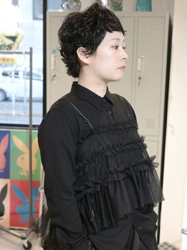 ウィム(wim) 『Mullet wolf』ウェーブショート/奥行きショート