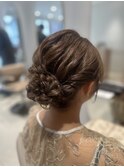 ヘアアレンジ*アップスタイル*結婚式お呼ばれ*綱島美容室