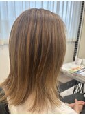ファッションカラーで白髪ぼかし