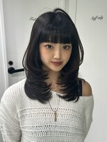 ゼスト ジグ(ZEST ZIGU)&nbsp;レイヤーカット顔まわりカット海外ヘア/anna