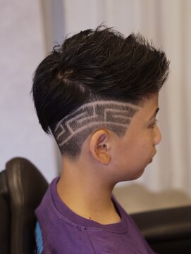 スター(STAR) ラインアート×ショートスタイル/小学生/男の子