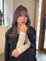 ヴィンス(vince)&nbsp;ラベンダーグレージュ/くびれヘア/韓国スタイル/レイヤーカット