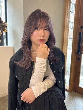 ヴィンス(vince) ラベンダーグレージュ/くびれヘア/韓国スタイル/レイヤーカット