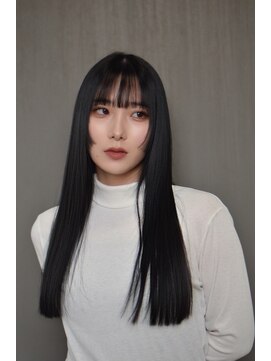 シーン(SCENE) [天神今泉/黒髪カタログ/クラゲヘアー/オリーブグレー]