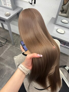 ペレ 栄店(PELE) クラゲヘアー/小顔に見せるヘア/ココアベージュ/栄