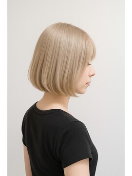 ミー 岡崎(mii) miiミニボブシフォンベージュ[岡崎/稲熊/ブリーチ]