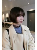 くすみカラー暗髪カラー透明感カラーブリーチ無しダブルカラー
