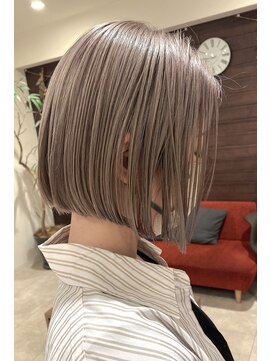 ジャム(Jam) 小顔ミニボブ×ミルクティーグレージュ★中村大輔