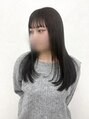 アグ ヘアー シアン 寒河江店(Agu hair xian) 【さりげないフェイスレイヤーで黒髪清楚ロング】