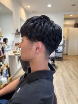 キッサ(KISSA)&nbsp;マッシュショート×ニュアンスパーマ