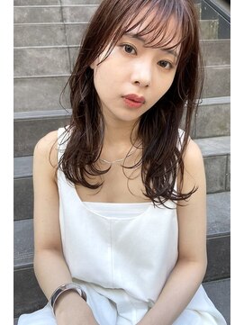 キコ 天神大名西通り店(kico) kico☆シースルーバングニュアンスカラーチャコールグレー